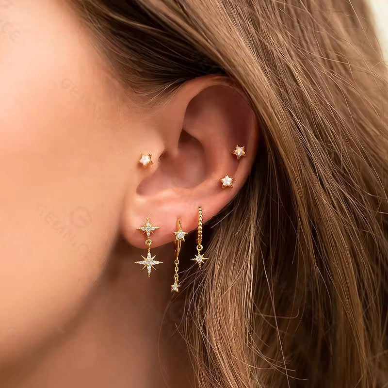 
                  
                    Gold Plated Sterling Silver Dainty Minimalist Hypoallergenic Stud Earrings- Boho Jewellery For Wild Souls
                  
                