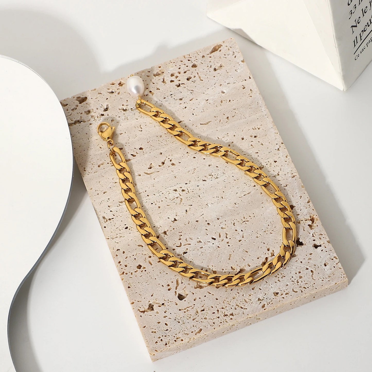 
                  
                    Gold Plated Stainless Steel Waterproof & Tarnish-Free Adjustable Anklet- Boho Jewellery For Everyday Wear
                  
                