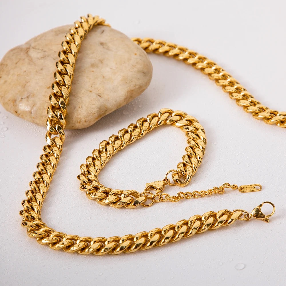 
                  
                    Gold Plated Stainless Steel Waterproof & Tarnish-Free Necklaces- Boho Jewellery For Everyday Wear
                  
                