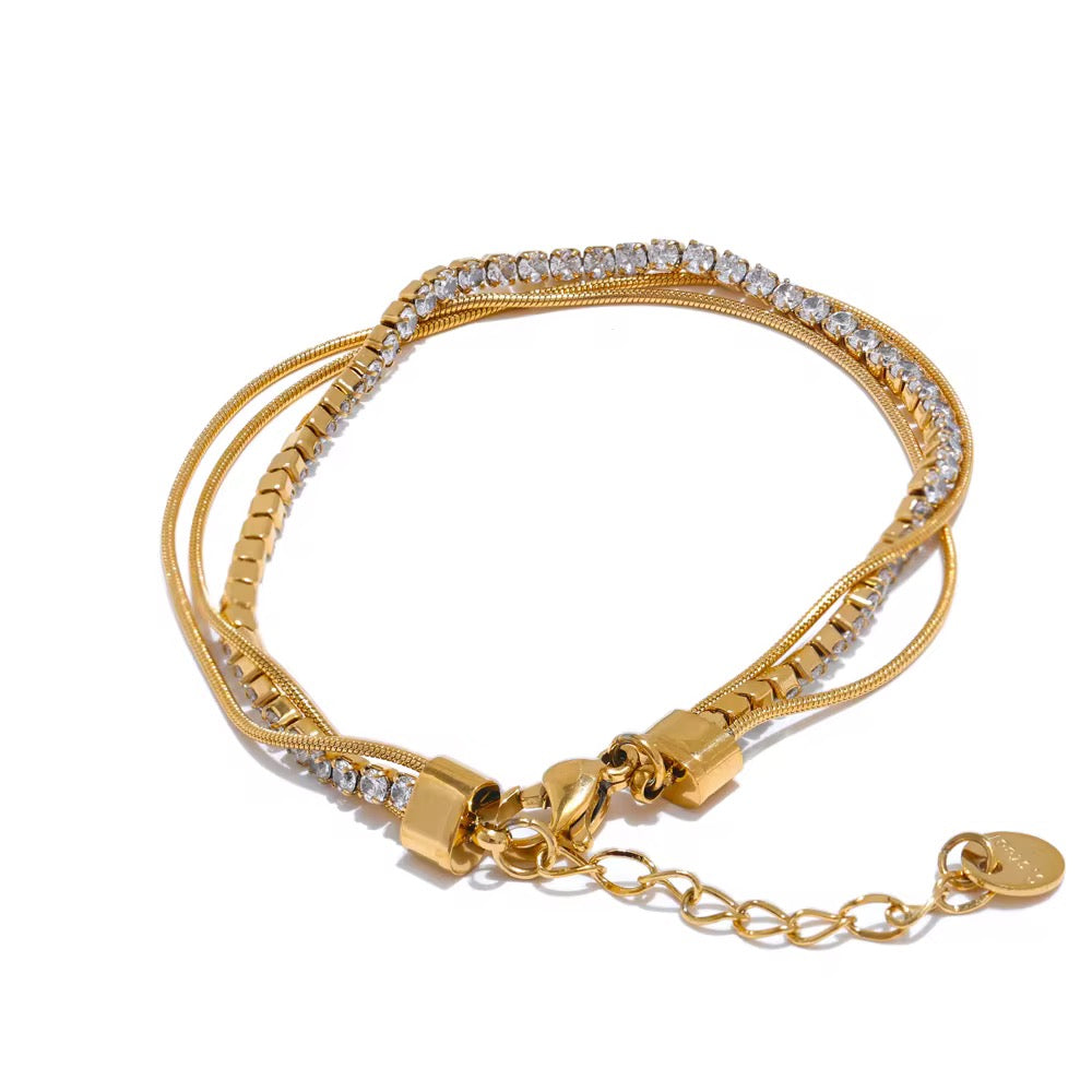 
                  
                    Golden Glow Stack Bracelet – gold stack bracelet by Boho & Mala
                  
                