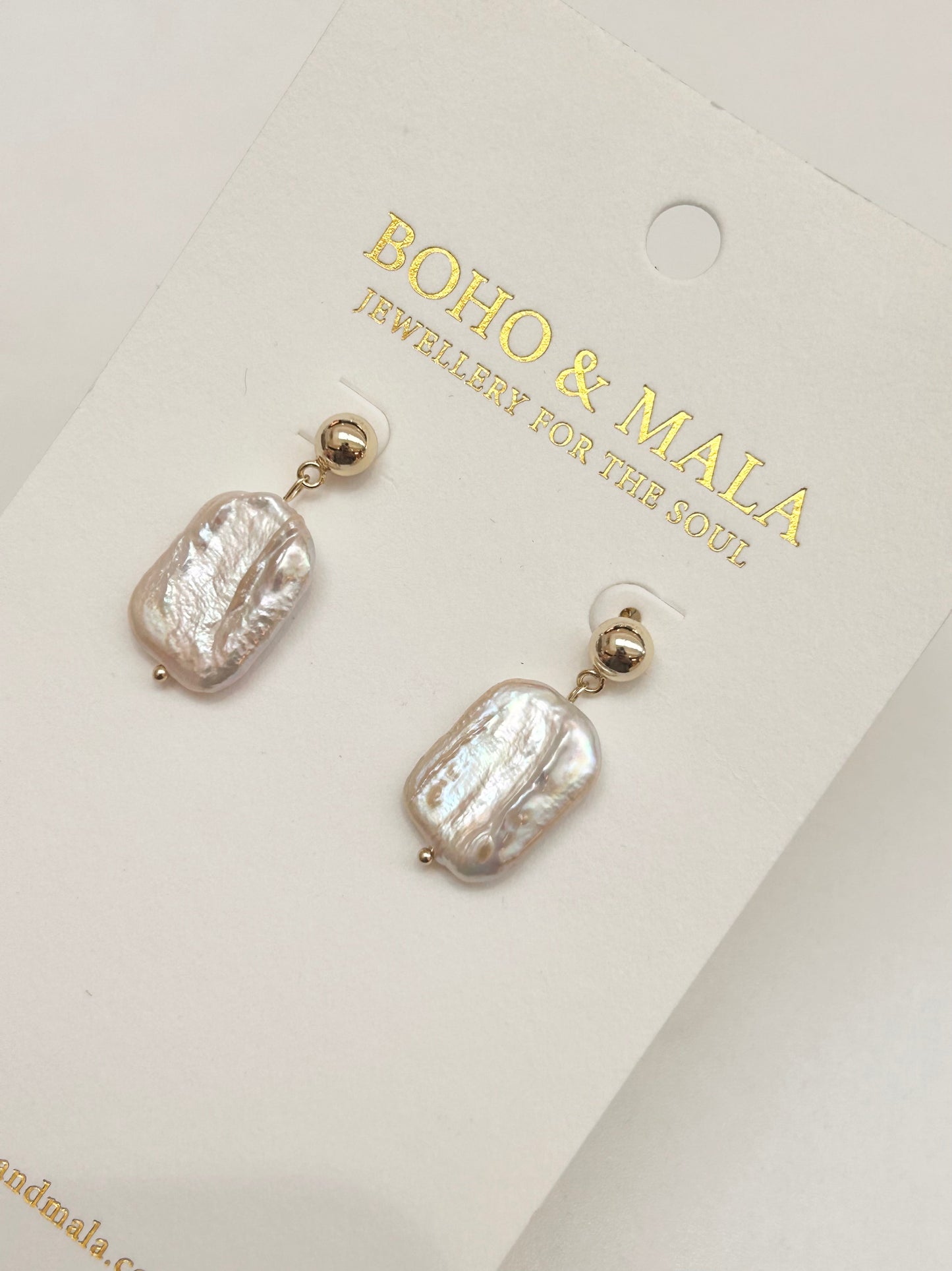 Aureva Baroque Pearl Drop Earrings original product photo