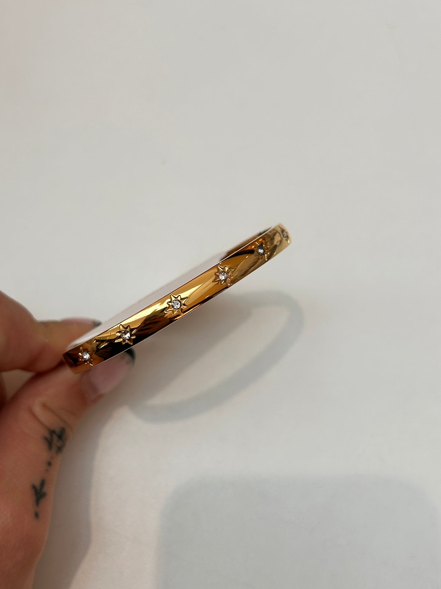 
                  
                    Norelle Gold Starlight Bangle – Boho & Mala jewellery
                  
                