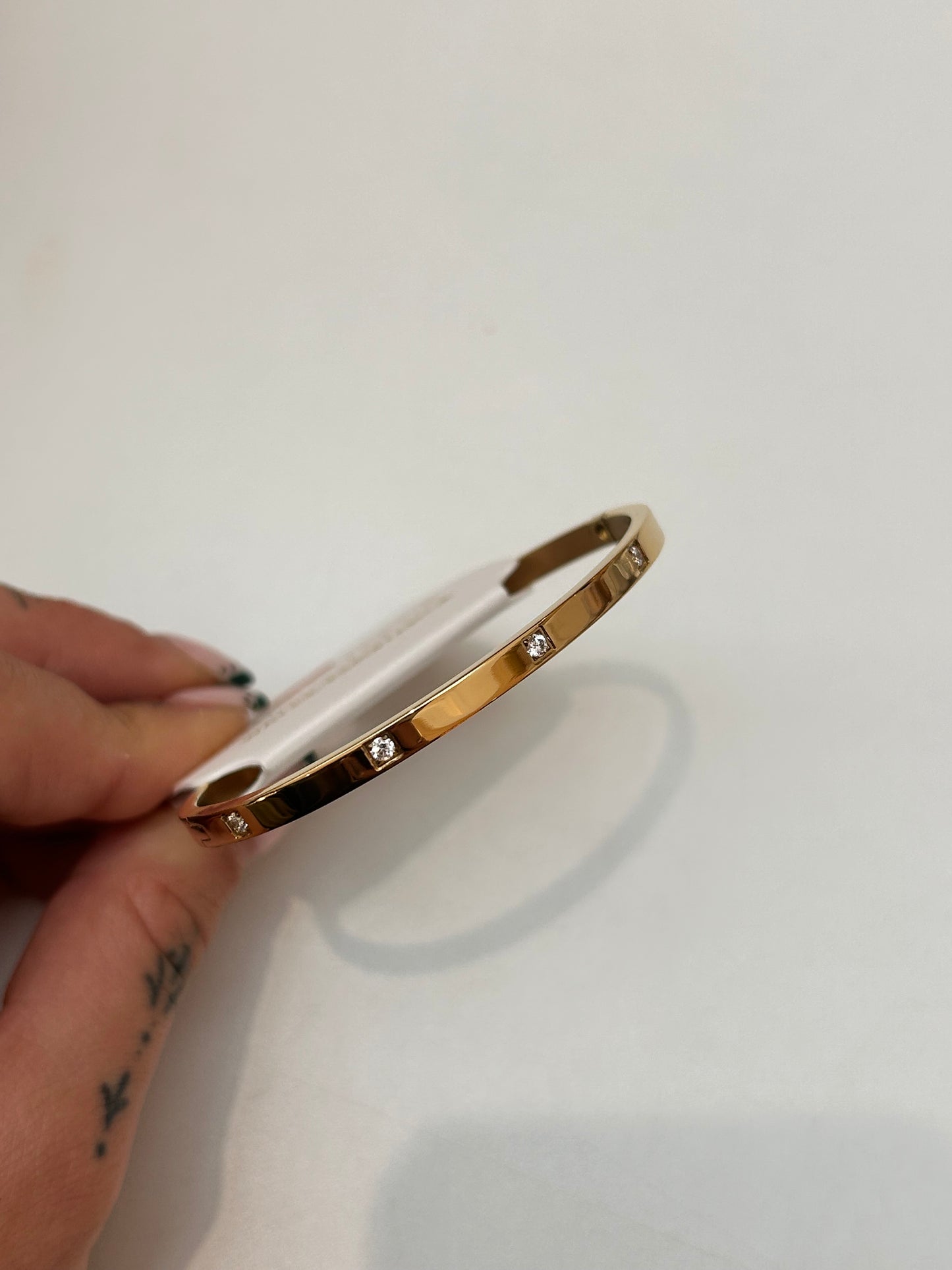 
                  
                    Stola Gold Crystal Station Bangle – Boho & Mala jewellery
                  
                