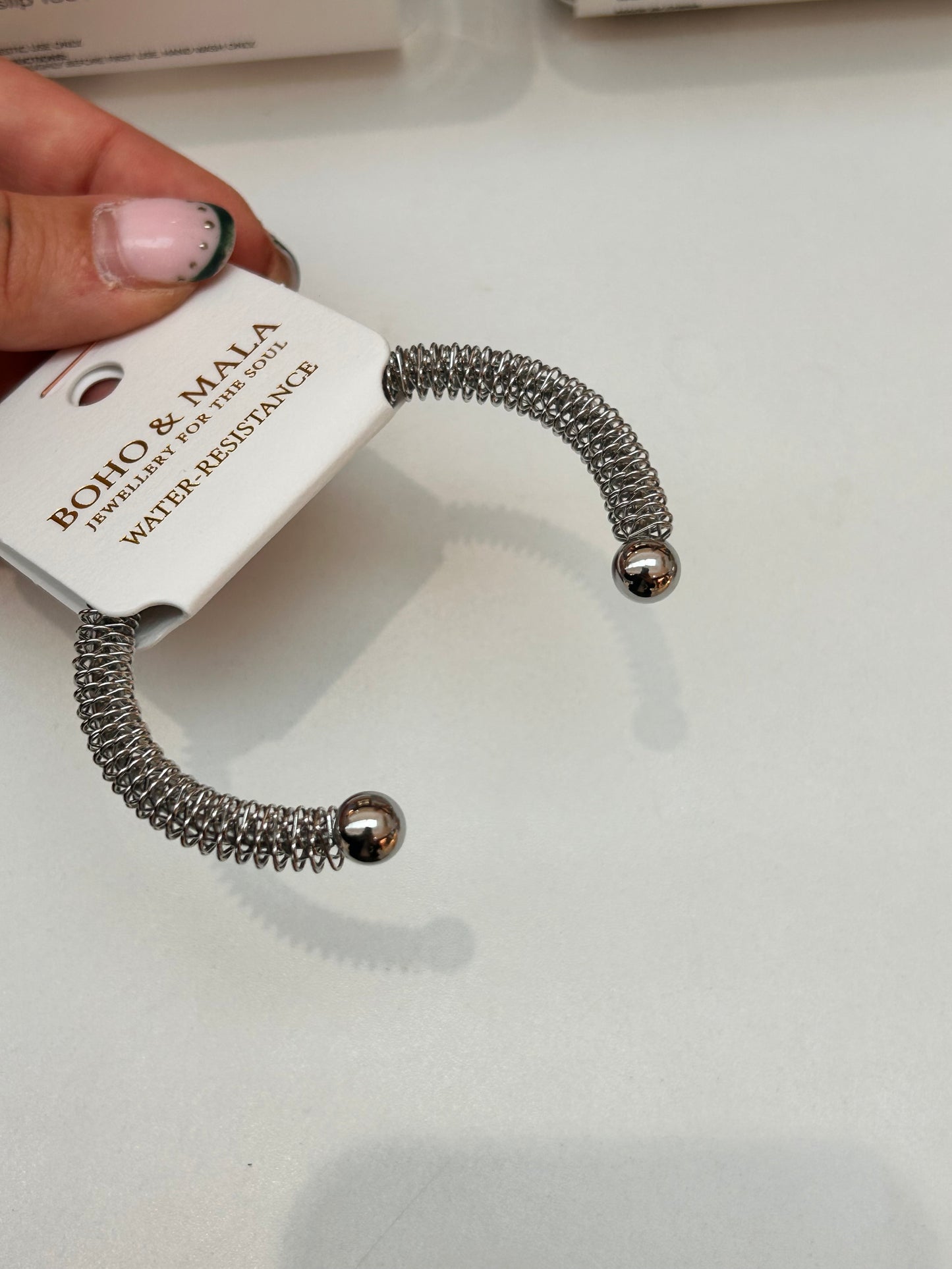 
                  
                    Nerina Silver Mesh Cuff – Boho & Mala jewellery
                  
                