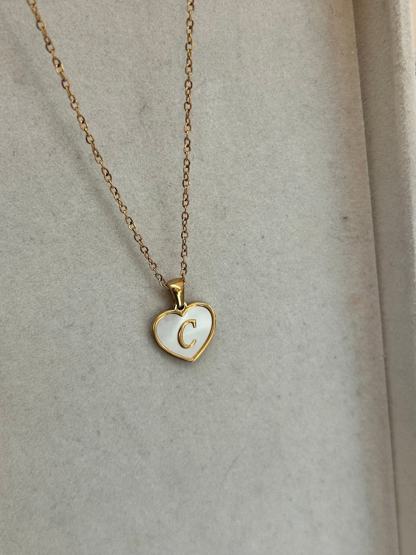 
                  
                    Colette Gold Heart Initial Necklace – Boho & Mala jewellery
                  
                