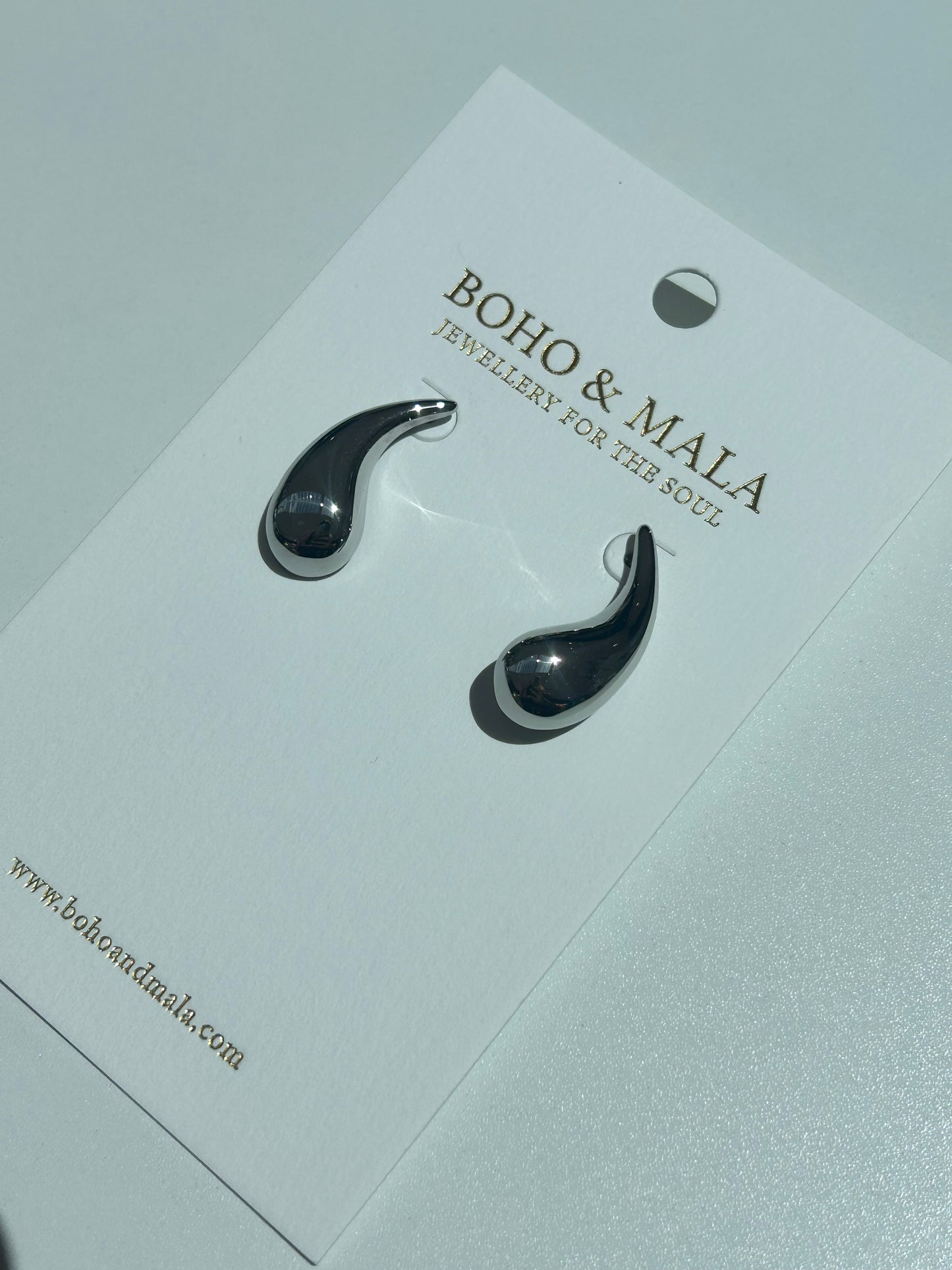 
                  
                    Oriana Silver Sculpted Teardrop Earrings
                  
                