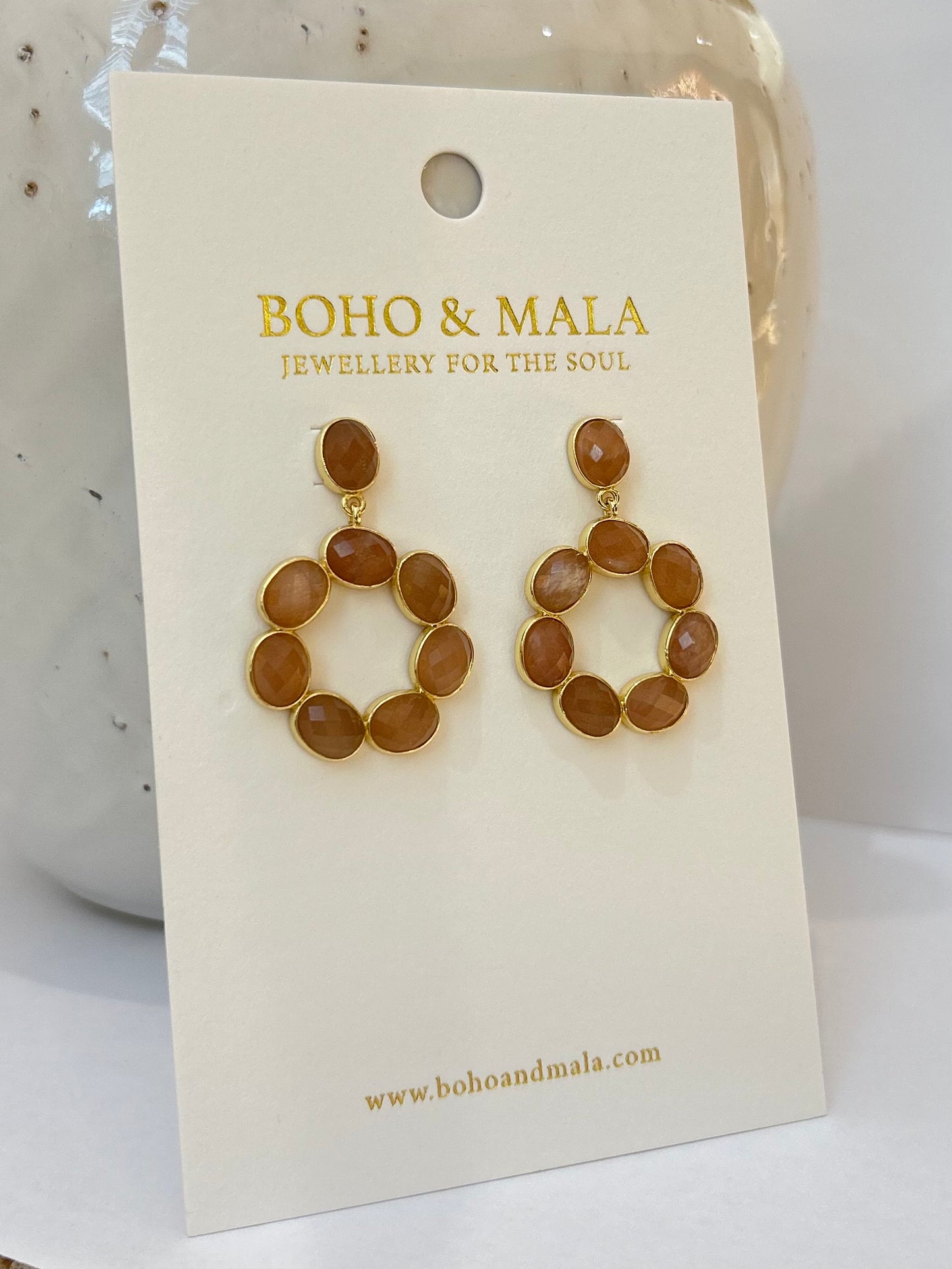 
                  
                    Sunstone Soul Earrings
                  
                