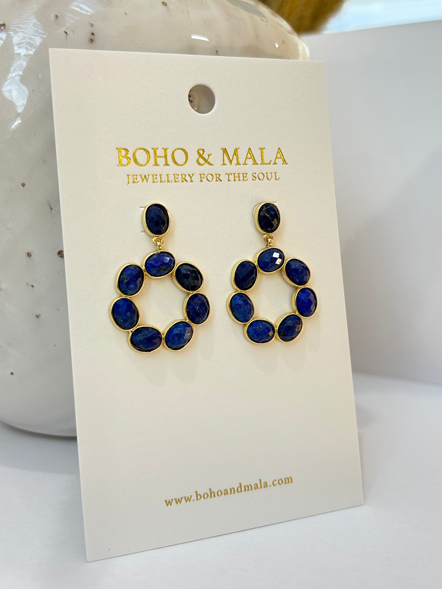 
                  
                    Lapis Lazuli Soul Earrings
                  
                