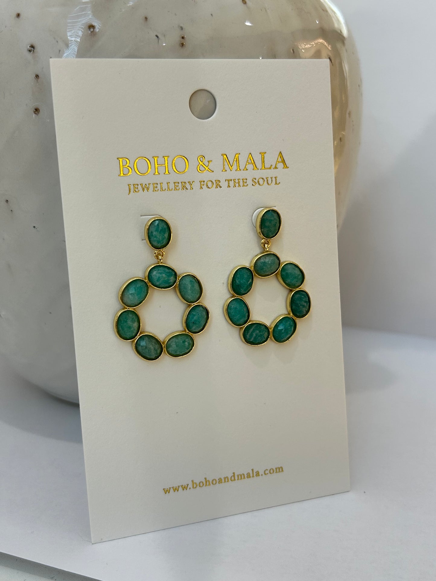 
                  
                    Amazonite Soul Earrings
                  
                