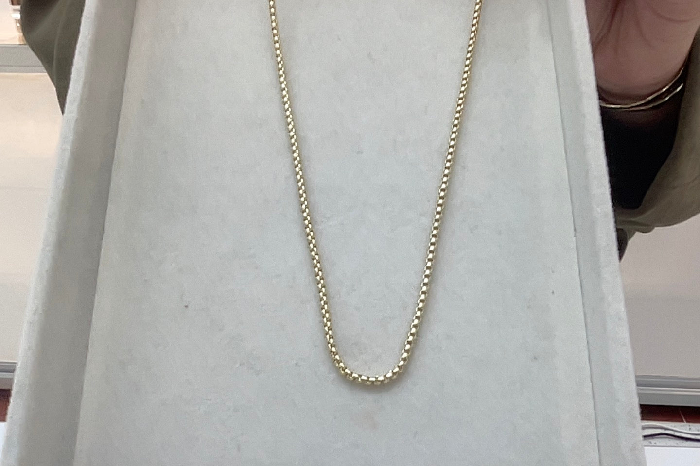 Gold Siena Box Chain Necklace – Boho & Mala jewellery