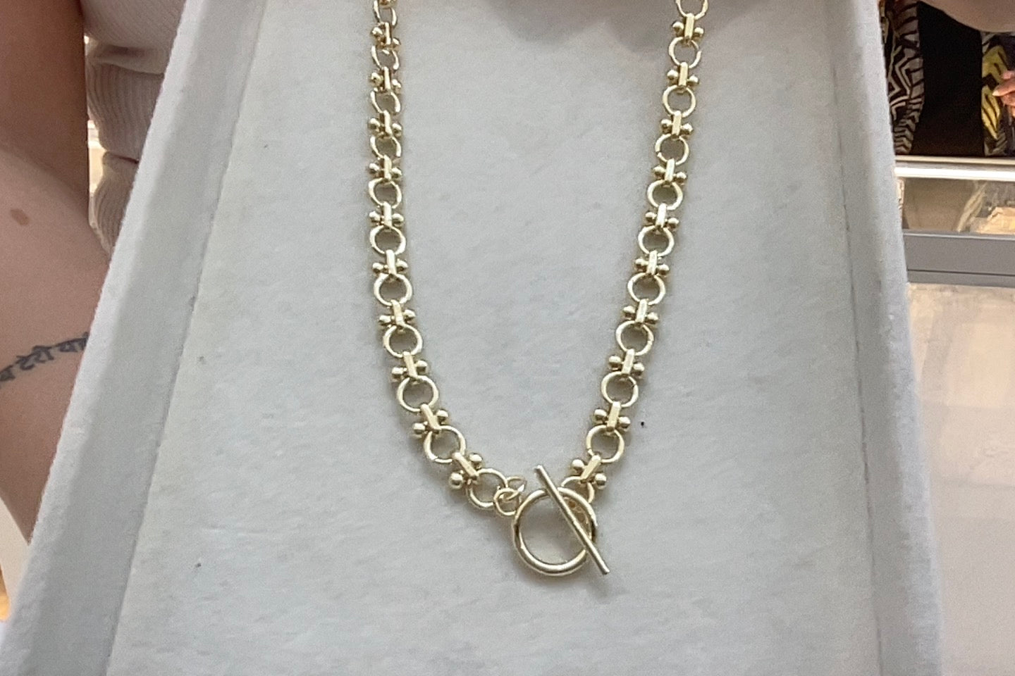 Mireya Toggle Chain Necklace – Boho & Mala jewellery