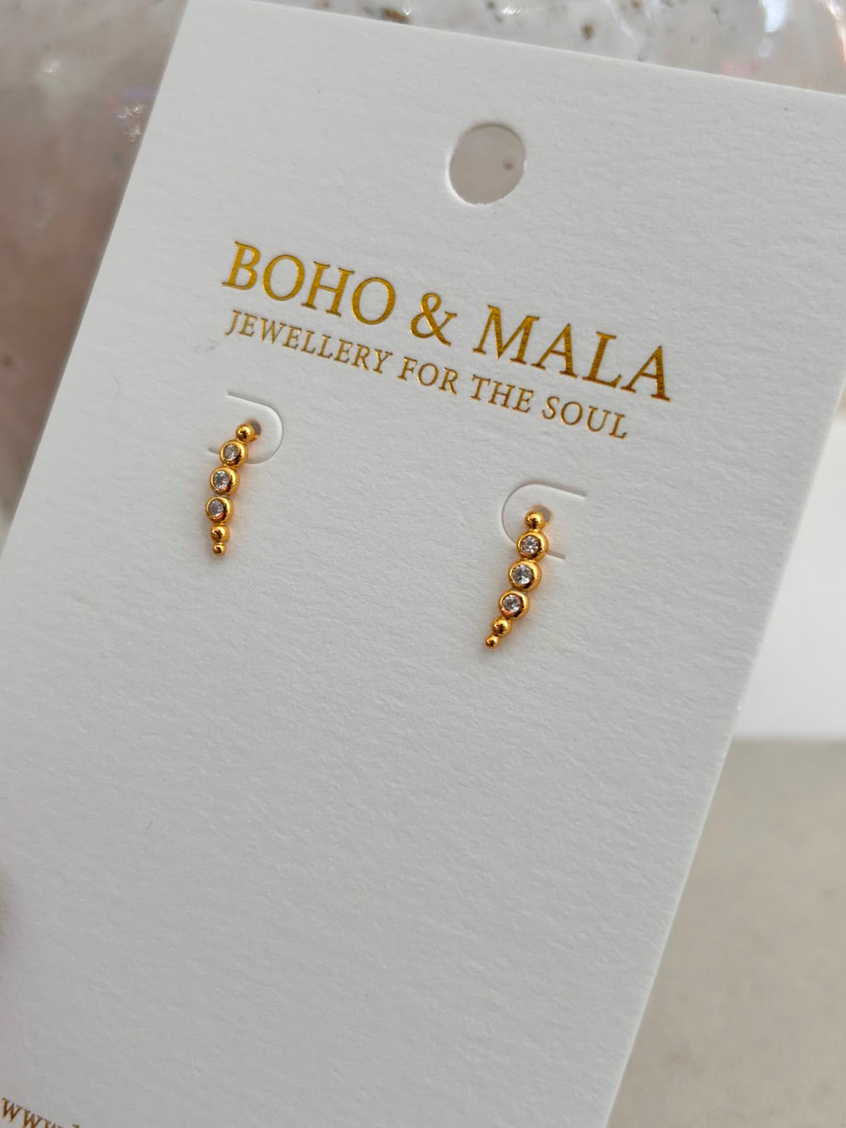 Ayla Triple Spark Studs original product photo