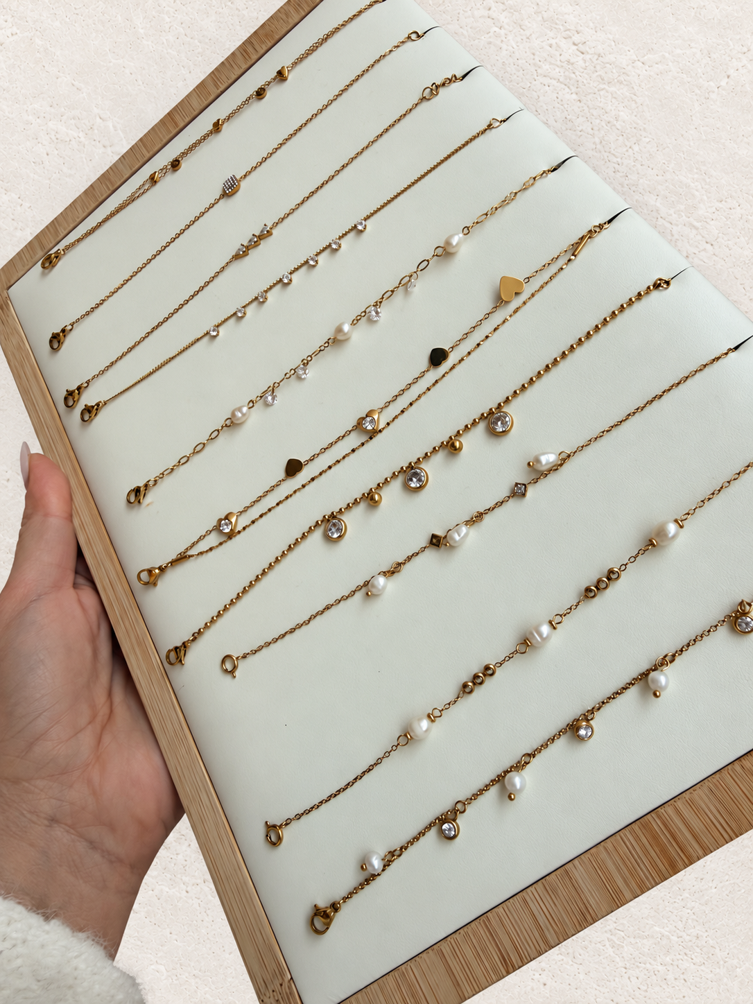 
                  
                    Boho & Mala bracelet assortment on Francesca's supplied original hero background
                  
                