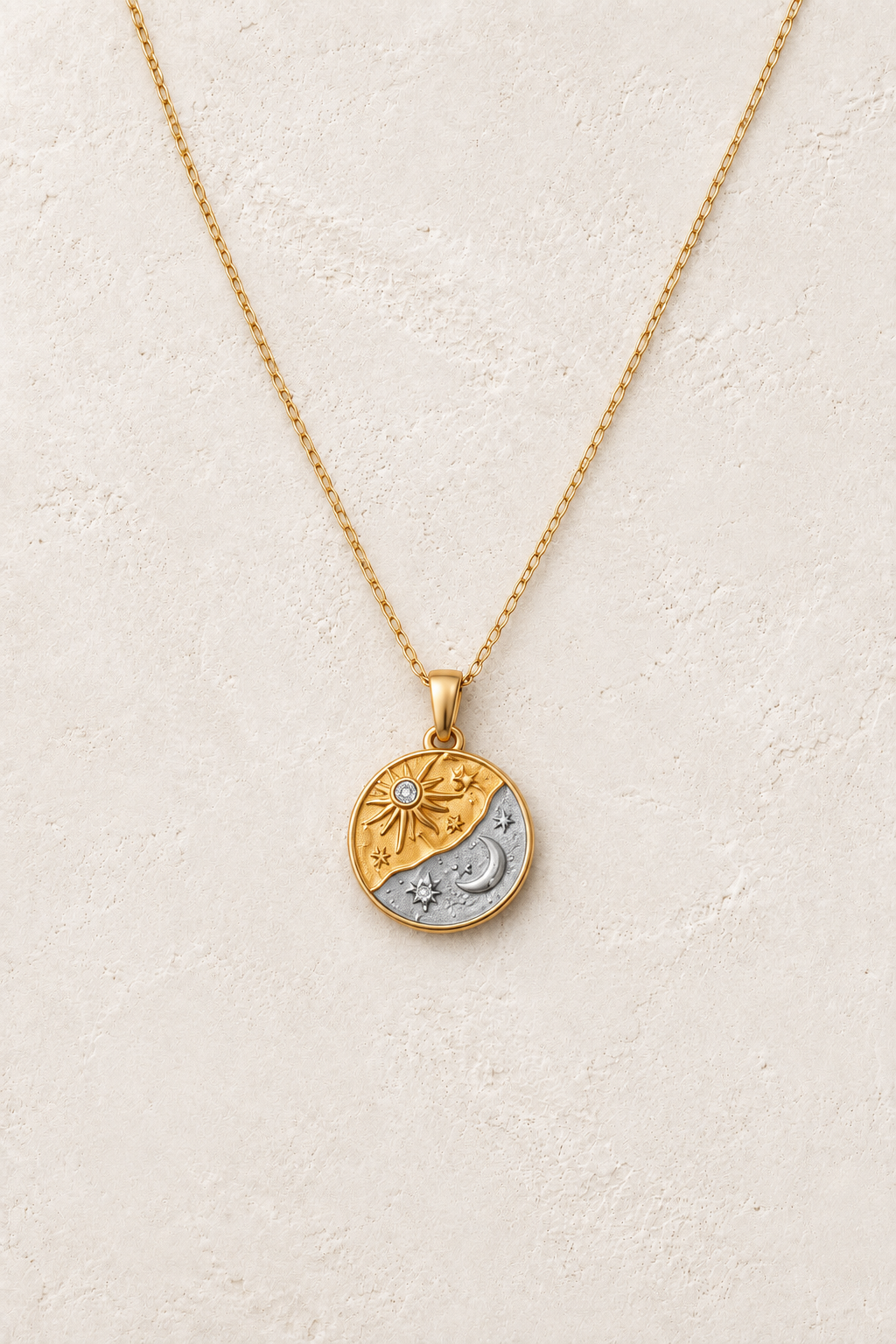 Celestia Sun & Moon Necklace product photo