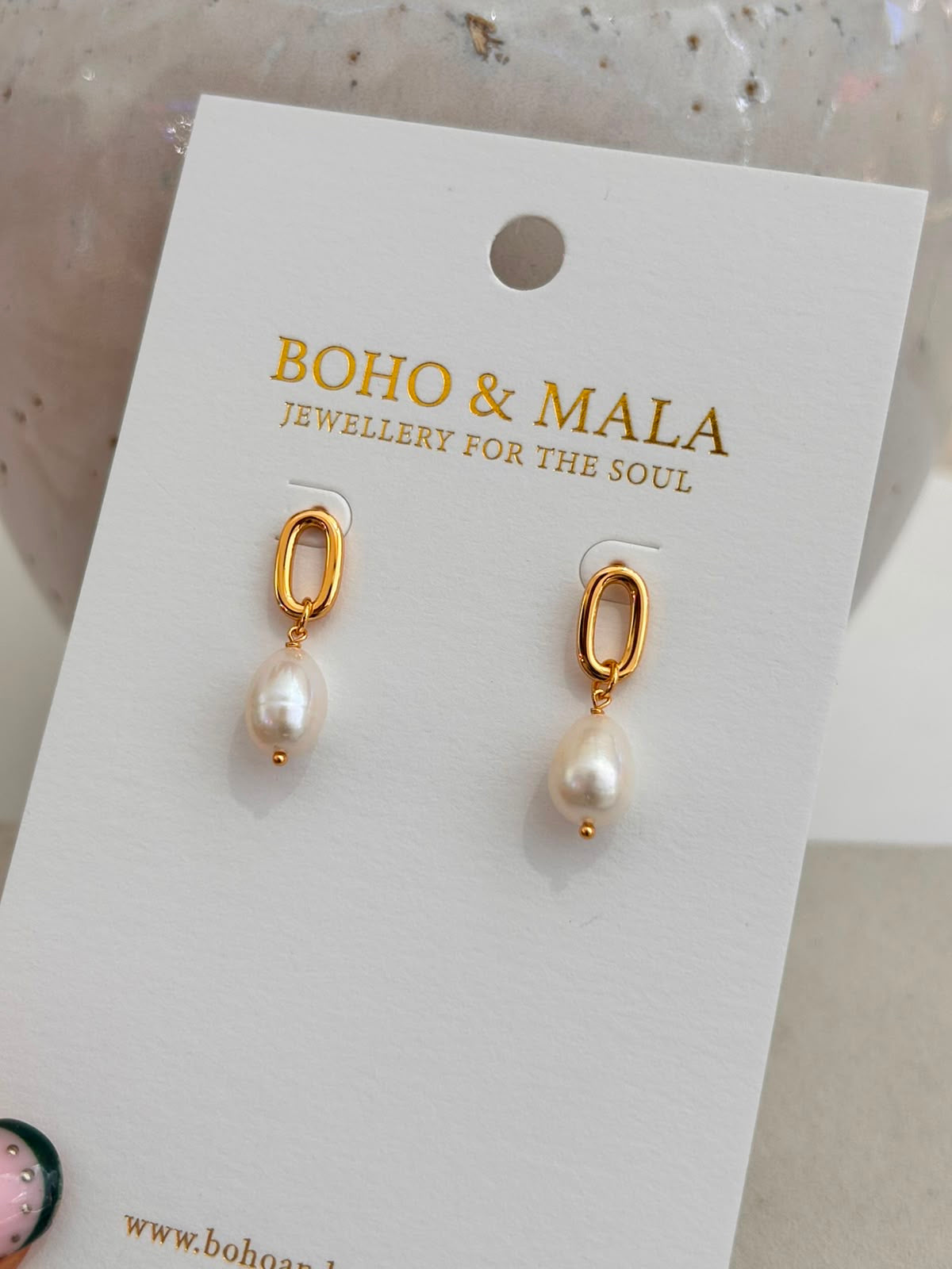 Oria Pearl Link Drops original product photo