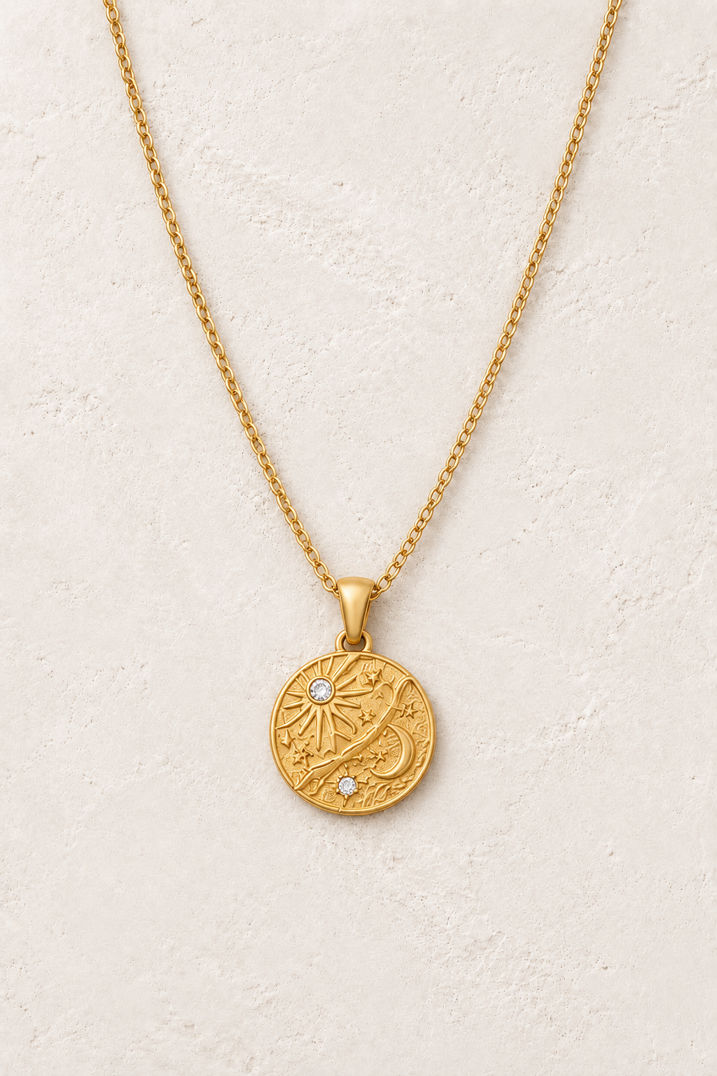 Luna Celestial Sun & Moon Necklace product photo