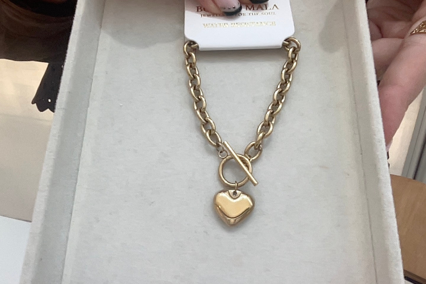 
                  
                    Amora Gold Heart Toggle Bracelet
                  
                