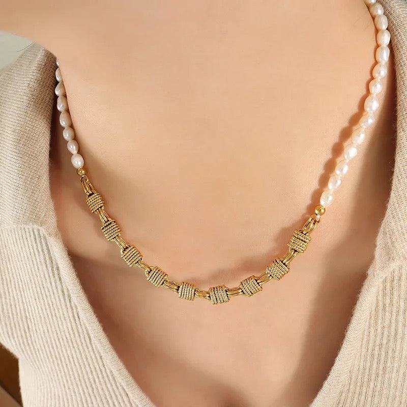 
                  
                    Freshwater Pearl Necklace | Waterproof & Tarnish-Free
                  
                