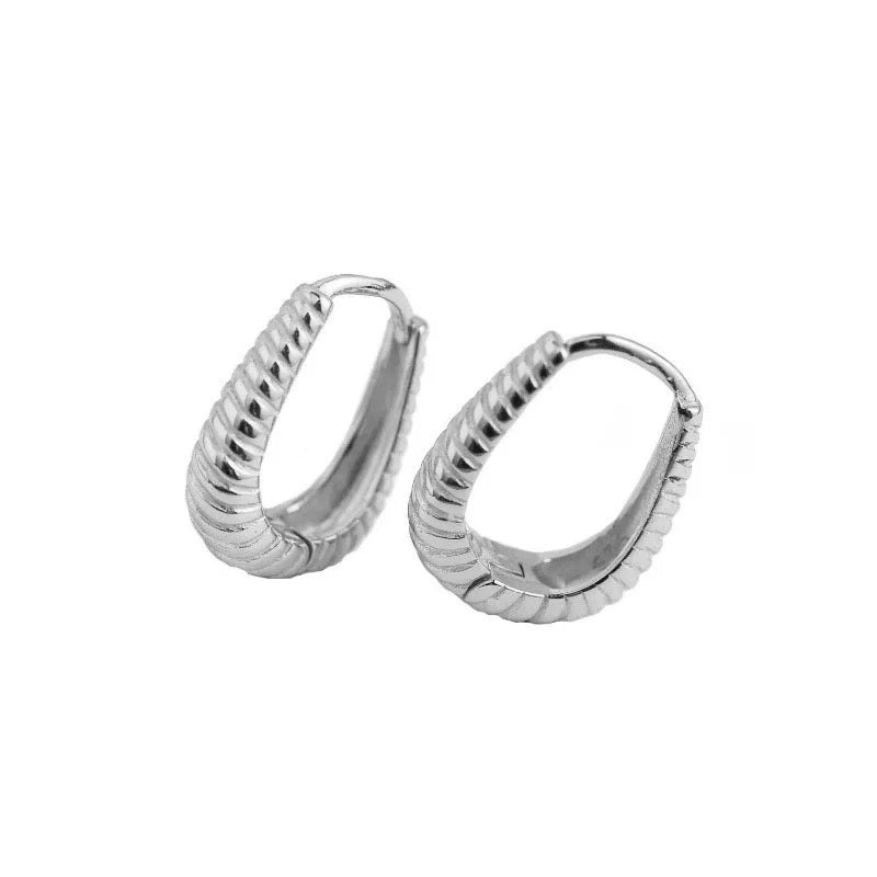 
                  
                    Huggies Sterling Silver Hoop Earrings | Boho & Mala
                  
                