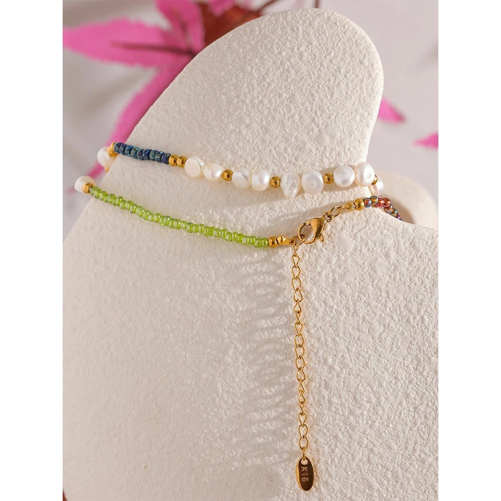 
                  
                    Soleil Rainbow Pearl Necklace
                  
                