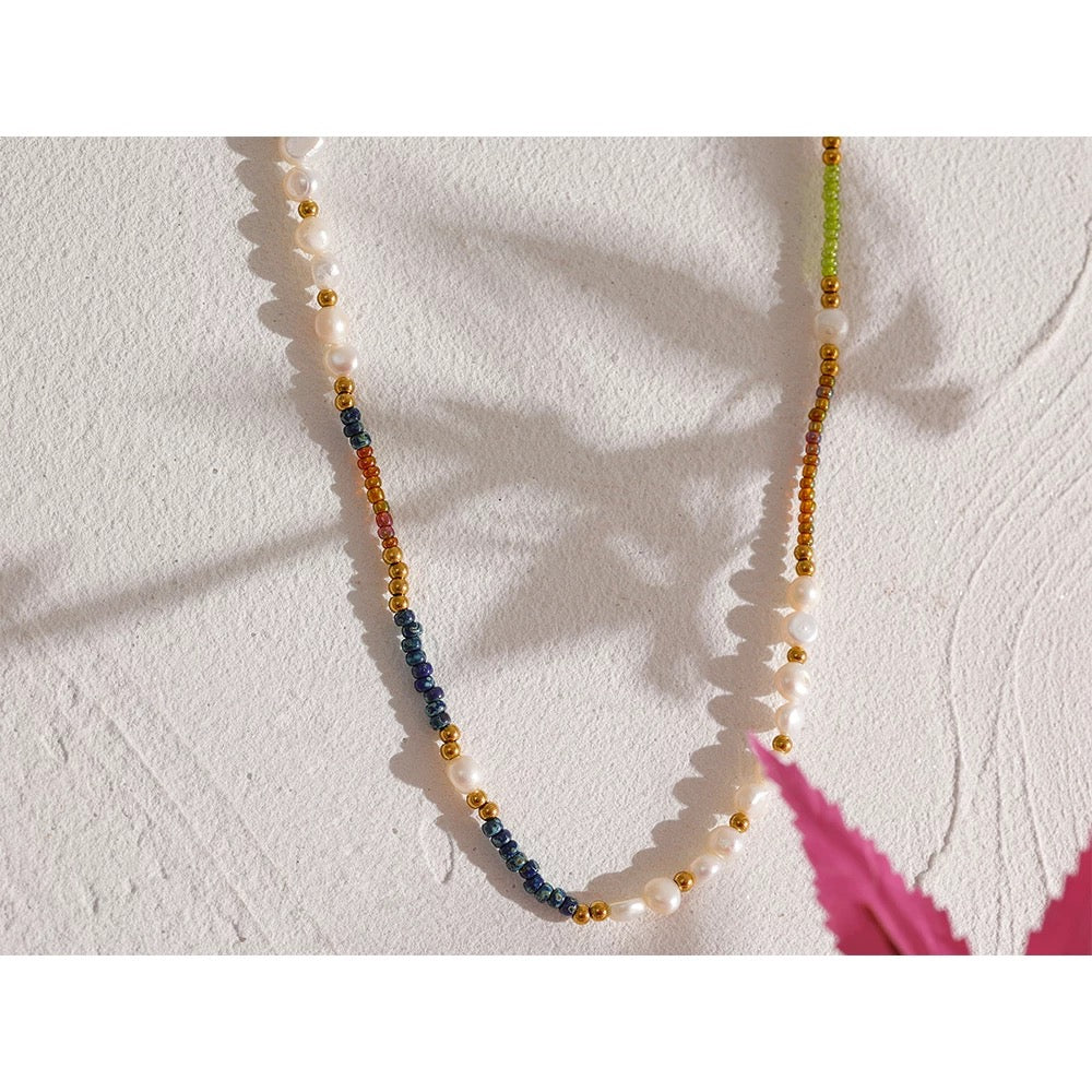 
                  
                    Soleil Rainbow Pearl Necklace
                  
                