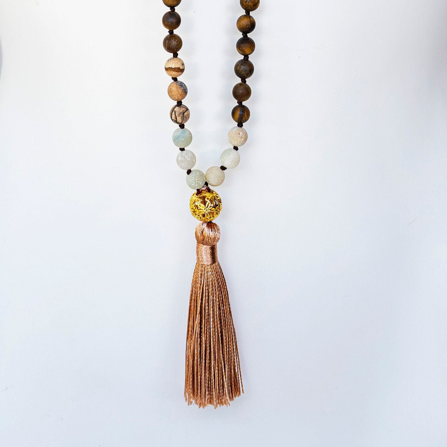 
                  
                    Boho & Mala Tribal Mala 108 Meditation Necklace TN10062
                  
                